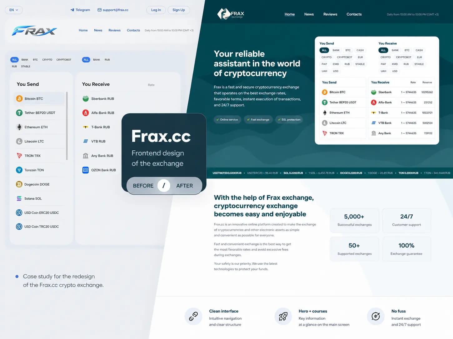 Frax real estate website redesign before and after preview - preview_rec